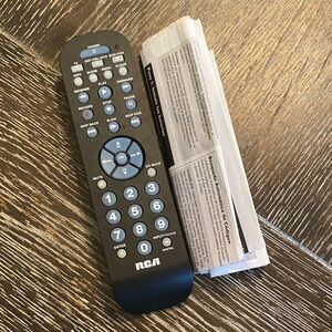 Black Universal Remote